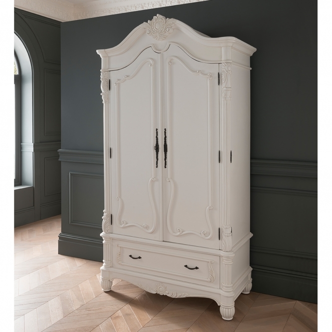 Antique White Wardrobes And Armoires French Style Furniture